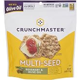 Crunchmaster, Crackers Multi Seed Rosemary Olive Oil Gluten Free, 4 Ounce