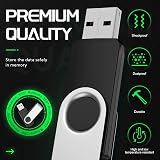 FEBNISCTE 5x 8GB USB 2.0 Flash Drives Rotatable Memory Sticks Multi-Colour view 4