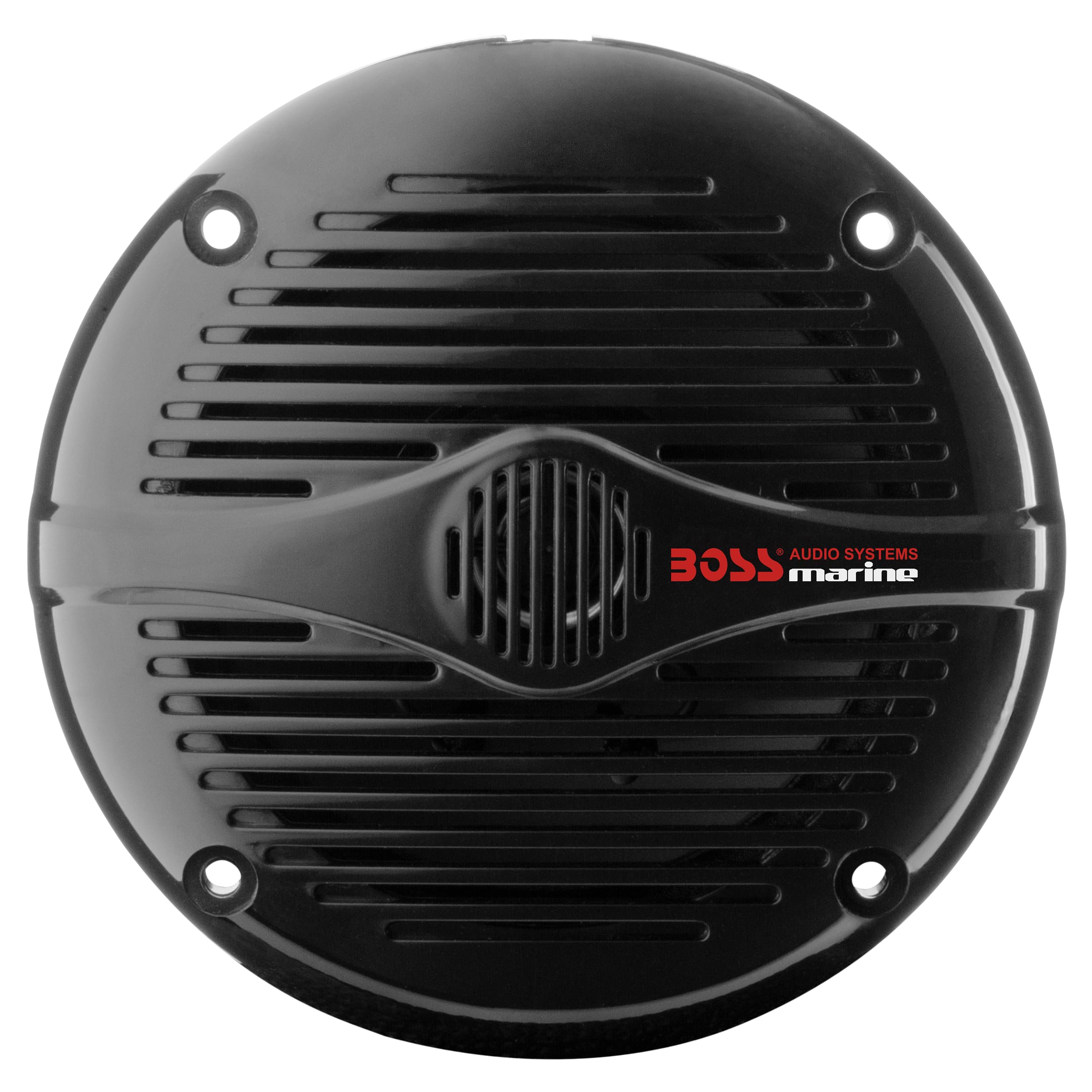 BOSS Audio Systems MR50B 5.25 inch Marine Stereo Boat Speakers - 150 Watts (pair), 2 Way, Full Range Audio, Tweeters, Coaxial, Weatherproof, Sold in Pairs
