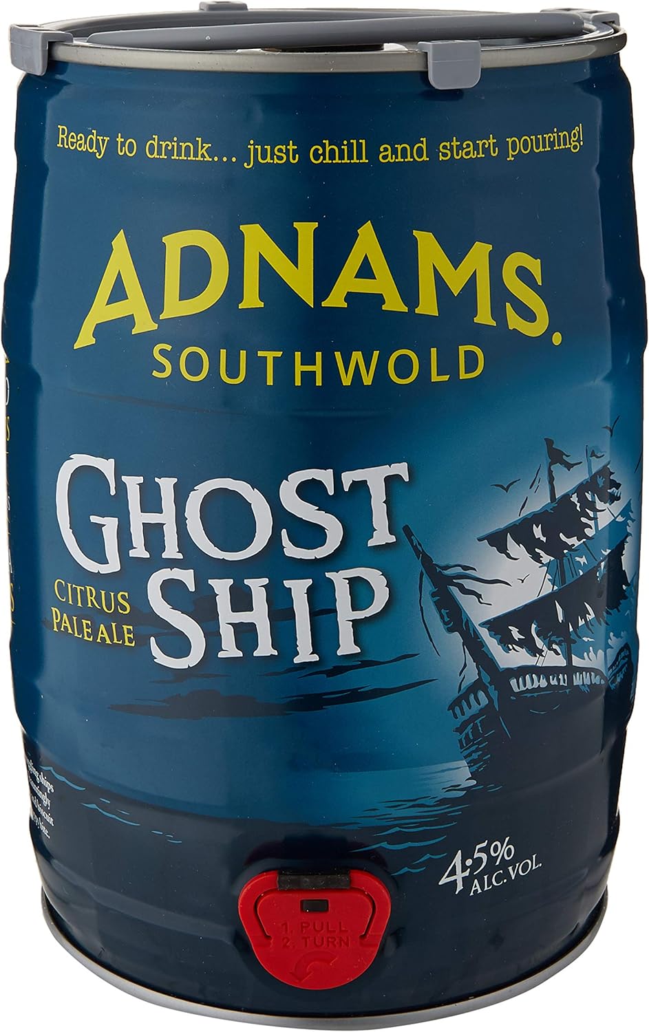 Adnams Ghost Ship Pale Ale Mini Keg, 5L Amazon.co.uk Grocery