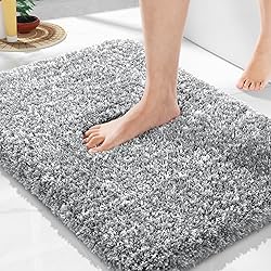 Yimobra Bathroom Rugs Non Slip Washable