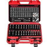 29-Piece 1/2" Drive Impact Socket Set, SAE