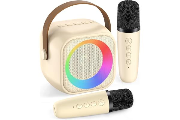Karaoke Machine for Kids, Karaoke Gifts for Girls Ages 4, 5, 6, 7, 8, 9, 10, 12 +Year Old Birthday Party, 4-12 Years Old Christmas Toys Gift for Girls