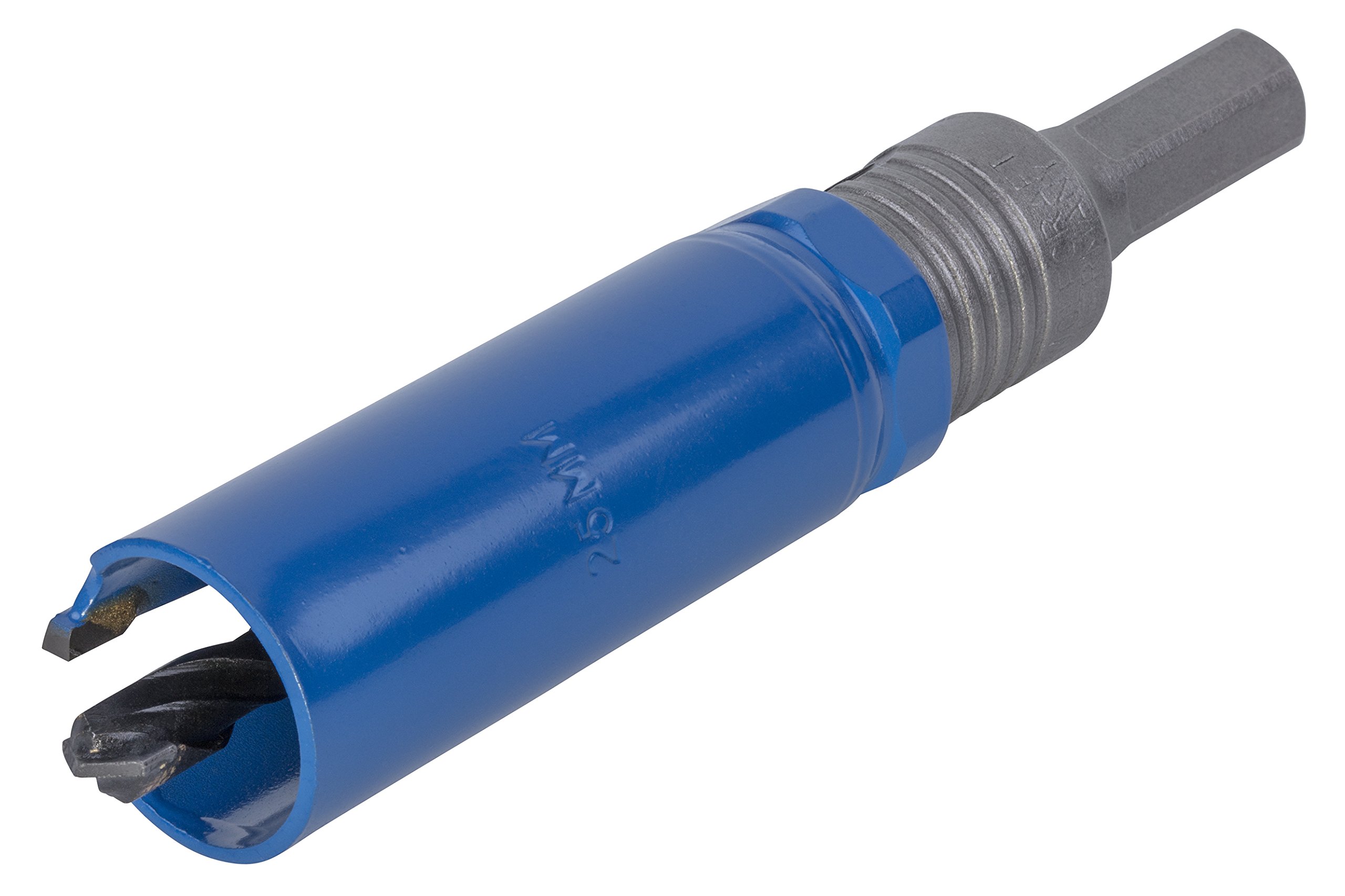 wolfcraft Universal Hole Saw with Mandrel, Pre-Assembled I 3874000 I Universal use in a Wide Range of Materials, Cutting Depth 60 mm — image 1
