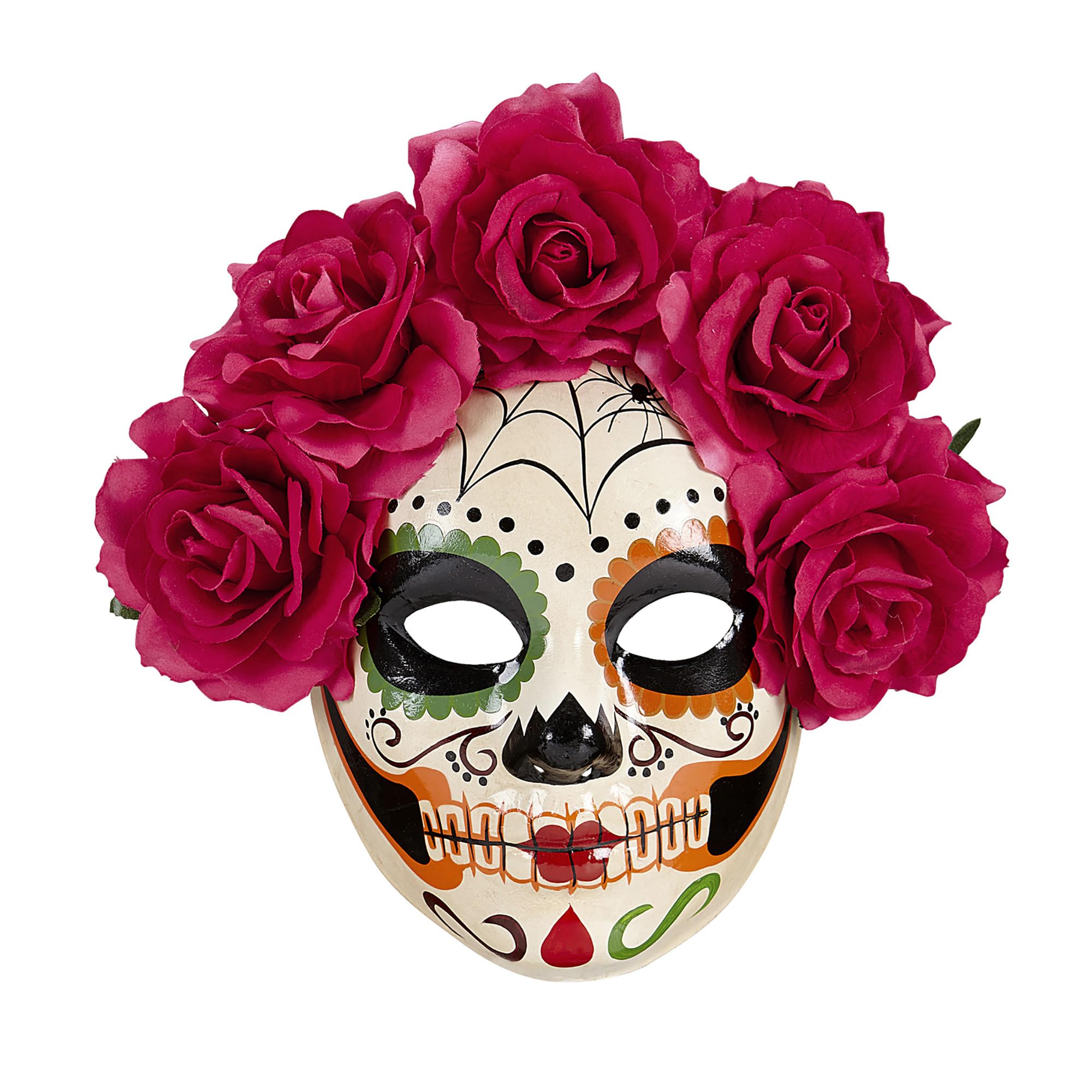 Widmann Mask ? Dia de Los Muertos Rose Womens, vd-wdm04785, One Size
