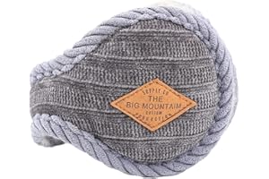 Surblue Winter Unisex Earmuffs Knit Foldable Adjustable Wrap around Ear Warmers