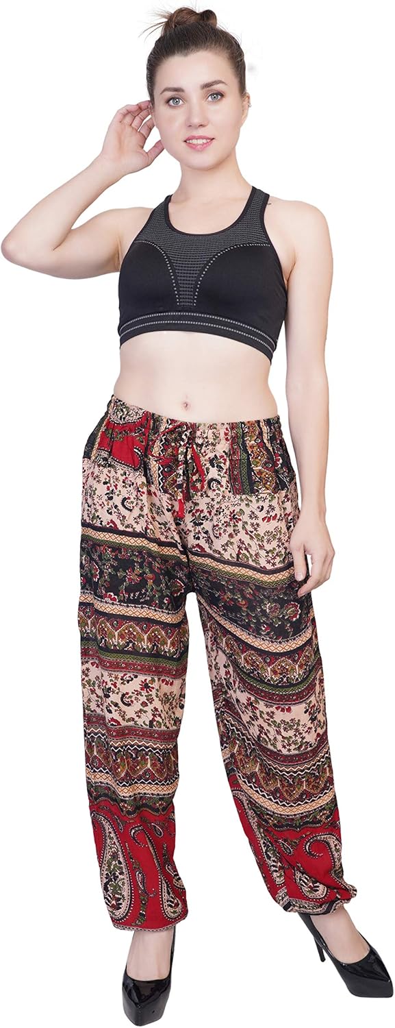 Buy First Style Women's Pyjama Lounge Yoga Pants Loose Printed Regular