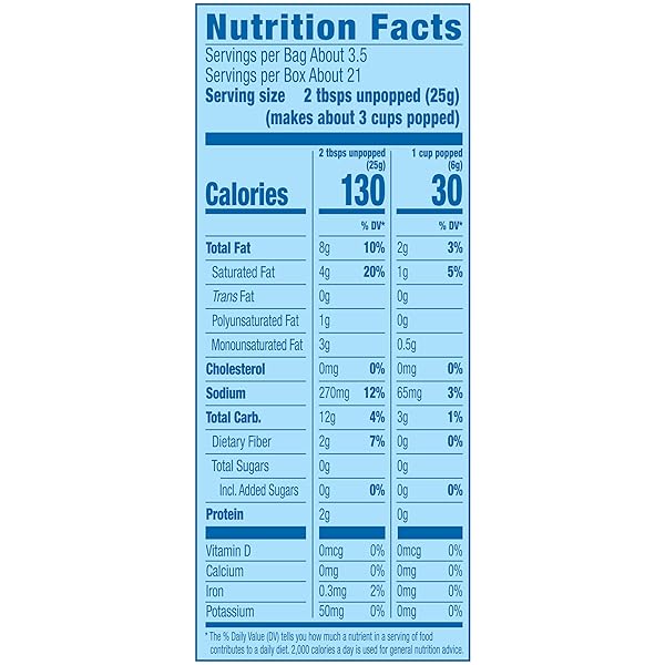 POP SECRET MICROWAVE POPCORN, EXTRA BUTTER FLAVOR, 3.2 OZ SHARING BAGS, 6 CT