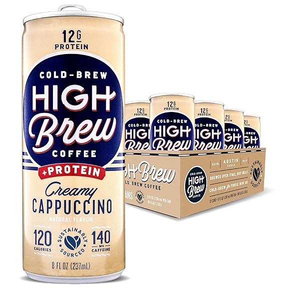 HIGH BREW COFFEE COLD BREW COFFEE + PROTEIN,...