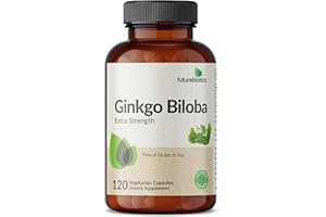 Futurebiotics Ginkgo Biloba Extra Strength Supports Brain Function & Memory Support, 120 Vegetarian Capsules