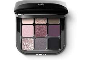 Kiko Milano Glamour Multi Finish Eyeshadow Palette | 9 Eyeshadows In Different Finishes