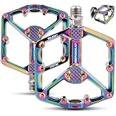 Road Bicycle Pedals, Bike Pedals, Road Bike Pedals, Mountain Bike Pedals, Lightweight, Universal Compatibility 9/16", Sealed Bearings, Waterproof Protection