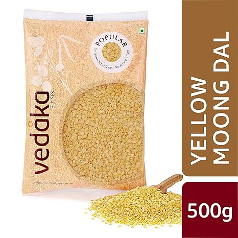 Amazon Brand-Vedaka Popular Moong Dal (Yellow), 500g