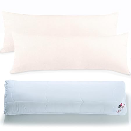 Celinatex Set Of Side Sleeper Pillow Of 40 X 120 Cm With 2 X