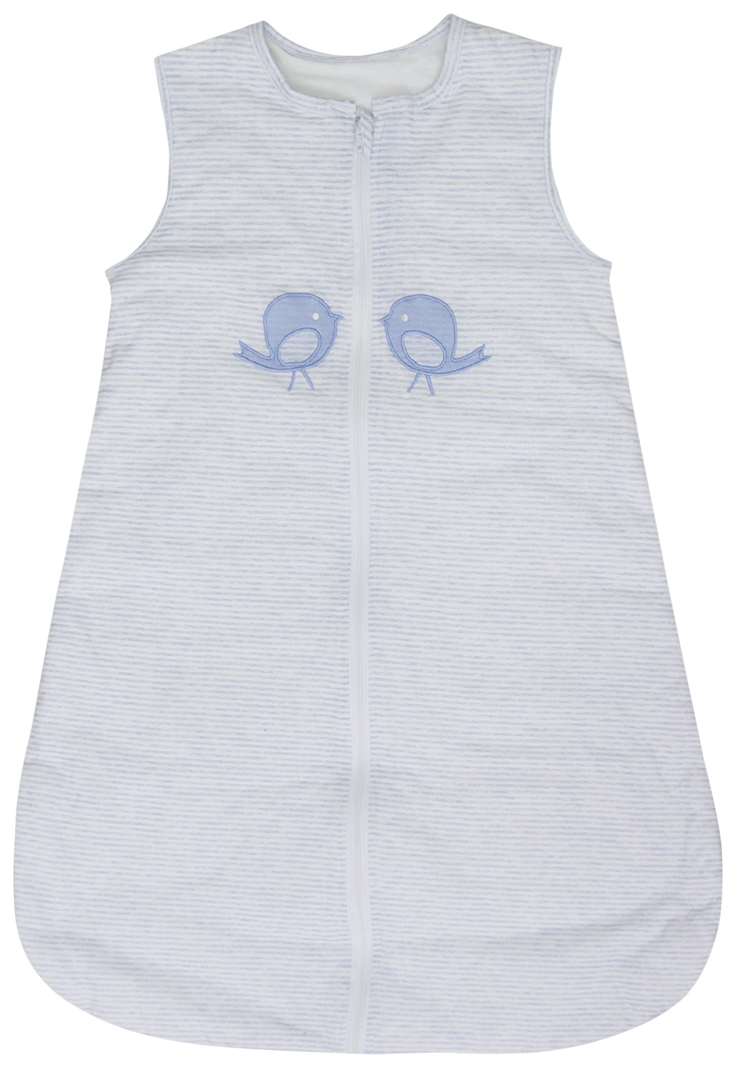 Tots by Smart Rike 260 201 Classic, 100% Cotton Sleeping Bag 2.5 Tog 6-18 Months (Blue)