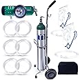 Medfex Oxygen Tank Complete Set - USA Made | 682 Liter Capacity - Standard Size Kit