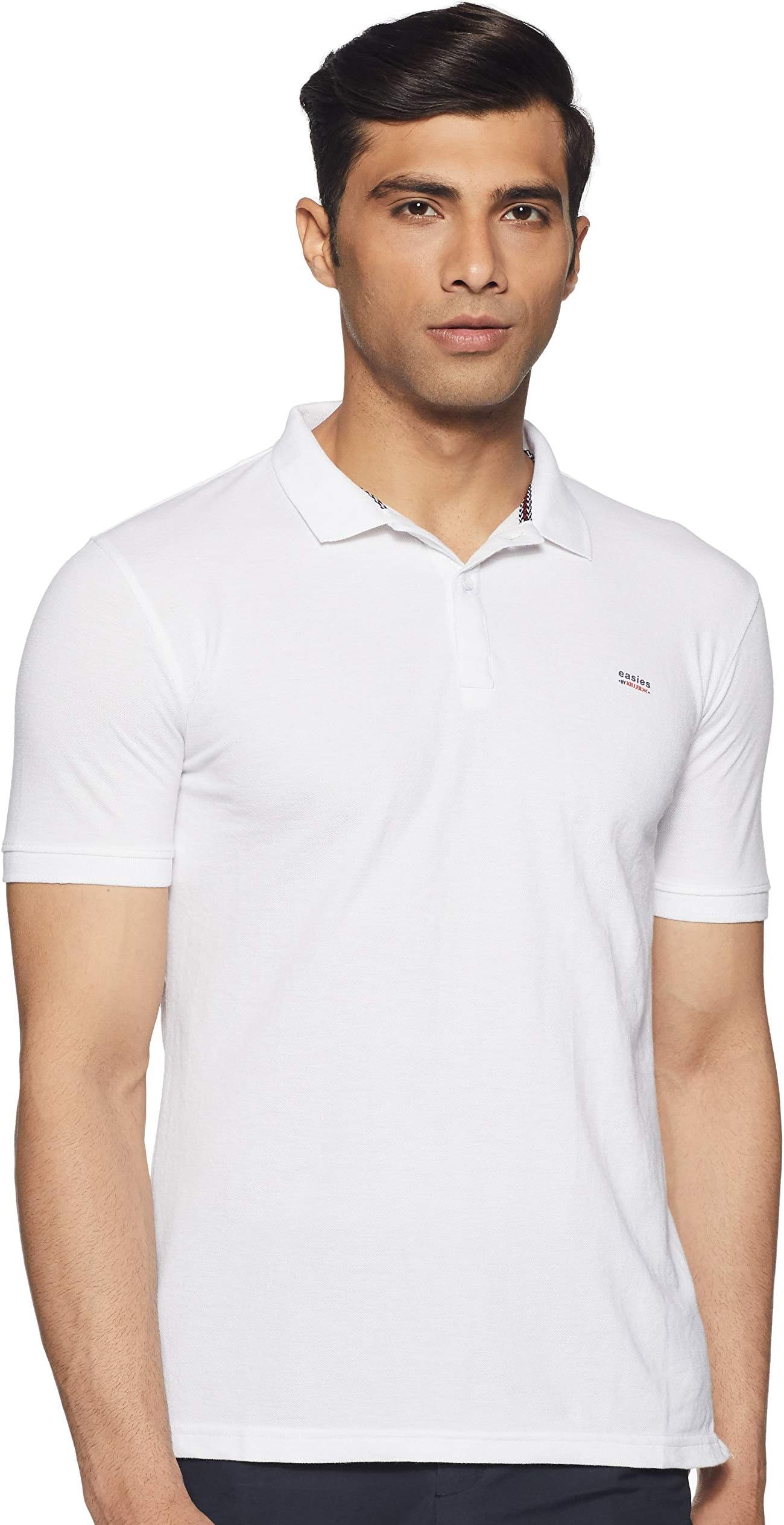 Men's Solid Slim Fit Polo