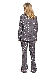 Noble Mount Women's Cotton Flannel Pajama Set