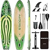 STARCITY 11'6"*34"*6" Stand Up Paddle Board,Inflatable Paddle Boards for Adults w/a Simple and Non Slip Design, Moderate Leng