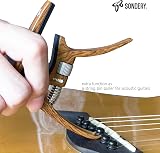 Sondery Professional Capo for Guitars, Adjustable Tension, Zinc Alloy view 3