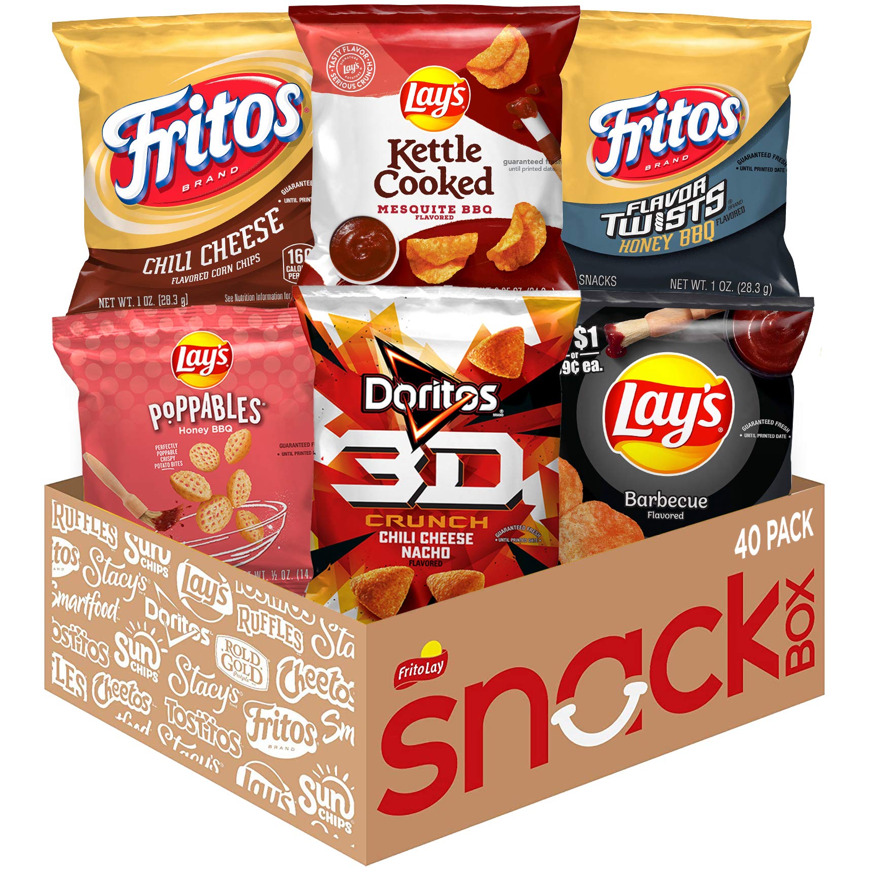 Buy FritoLay Backyard Barbecue Variety Pack, Includes Lay's, Fritos