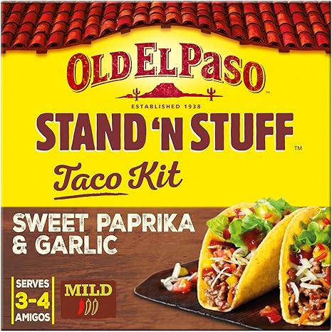 Old El Paso Stand N Stuff Taco Kit Garlic Paprika 312g Amazon