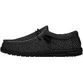 HEYDUDE Men’s Wally Stretch Sox Slip-On Loafer, Lightweight, Breathable, with Flex & Fold Outsole