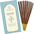 Nag Champa Incense Sticks, Organic Hand Dipped 100 Sticks with Natural Herbs & Aromatic Ingredients, Burn Time 45 to 60 Minutes, Incense for Positivity, Yoga, Meditation, Relaxation, Spiritual Gift