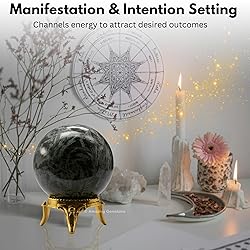 Amazing Gemstone Flower Stone Crystal Ball with