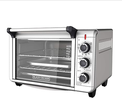 Black Decker 6 Slice Convection Toaster Oven Stainless Steel