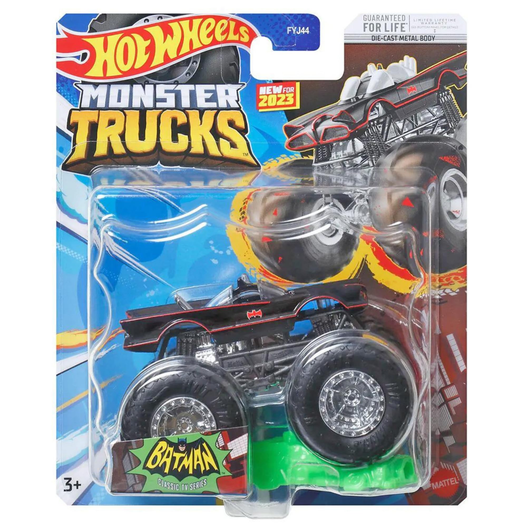 Hot Wheels Monster Trucks - (Classic TV Series Batmobile JDP89)