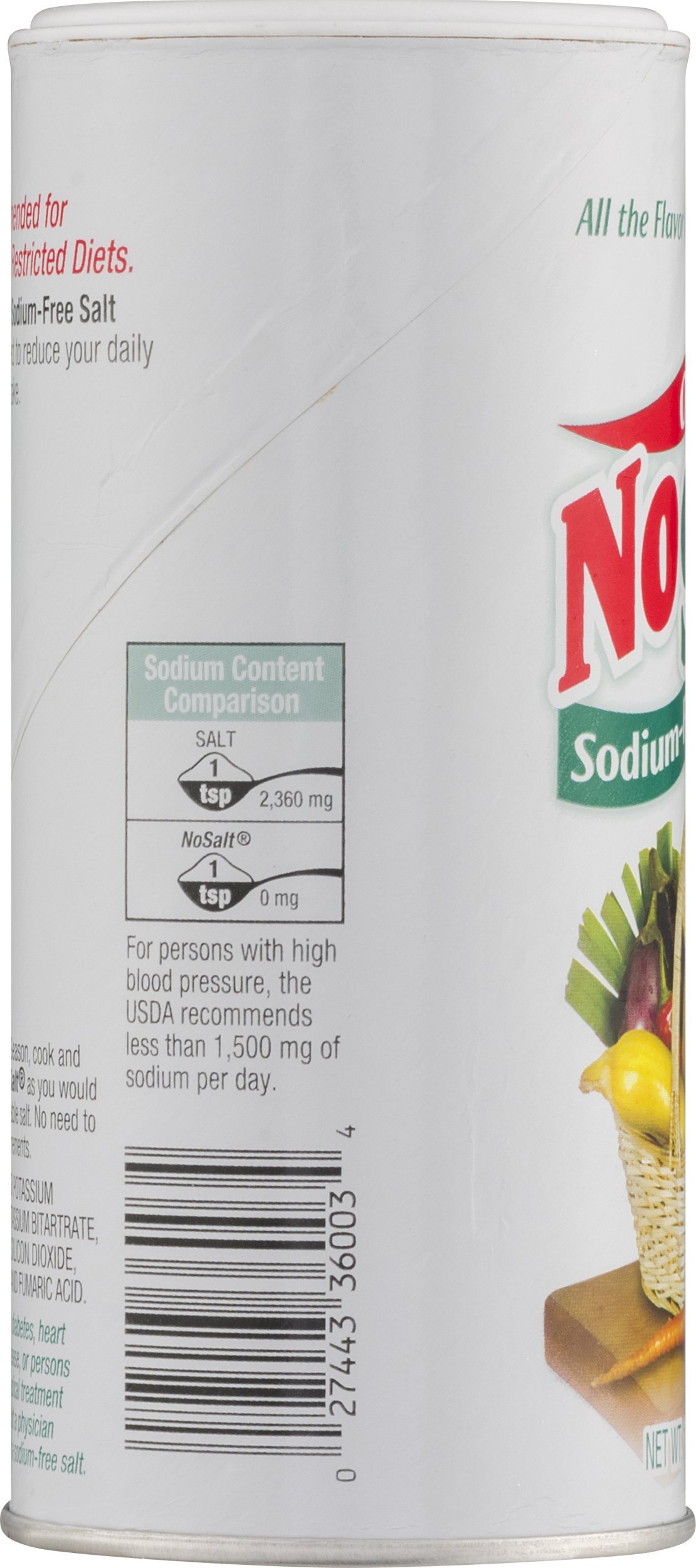 NoSalt Original SodiumFree Salt Alternative, 11 oz Buy Online in UAE