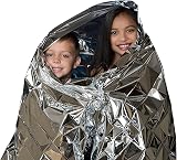 MIXIAO Survival First Aid Blanket Insulating Reflective Silver 130x210cm view 5