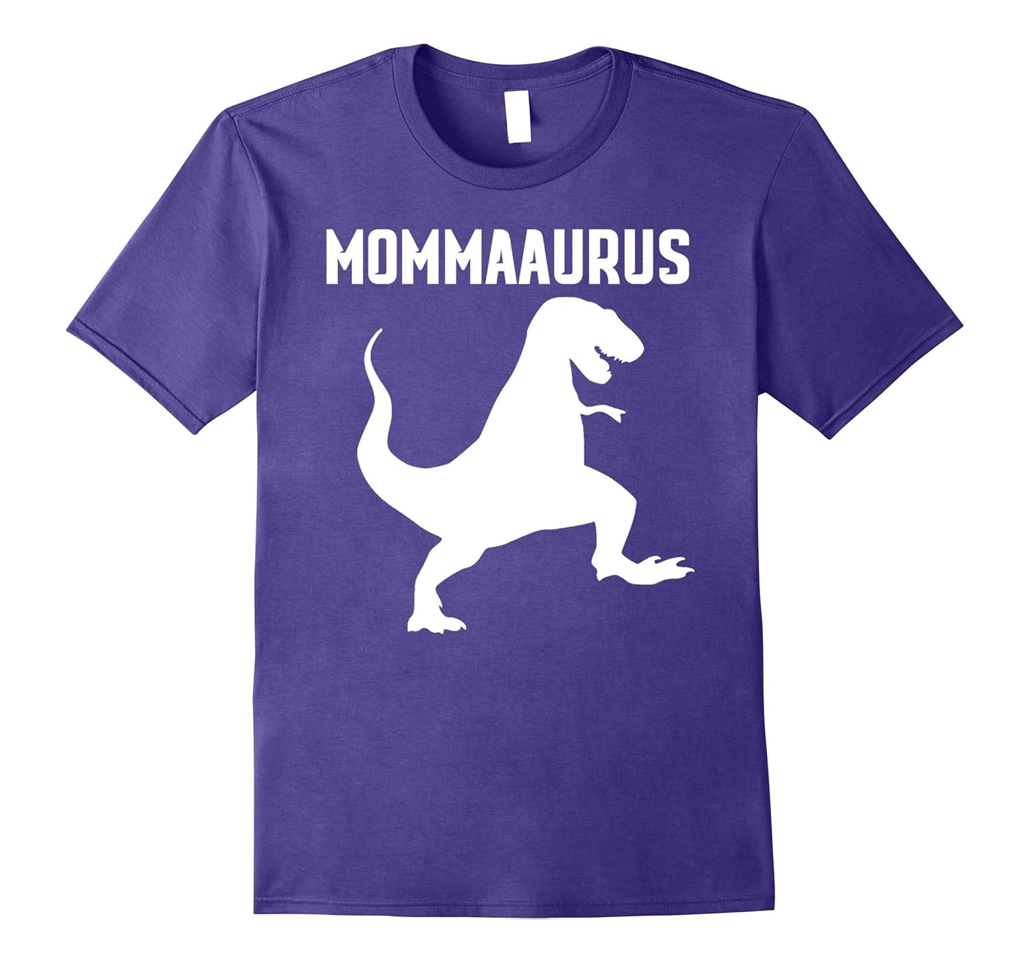 Mommasaurus tshirt for women fun dinosaur novelty tees-Rose