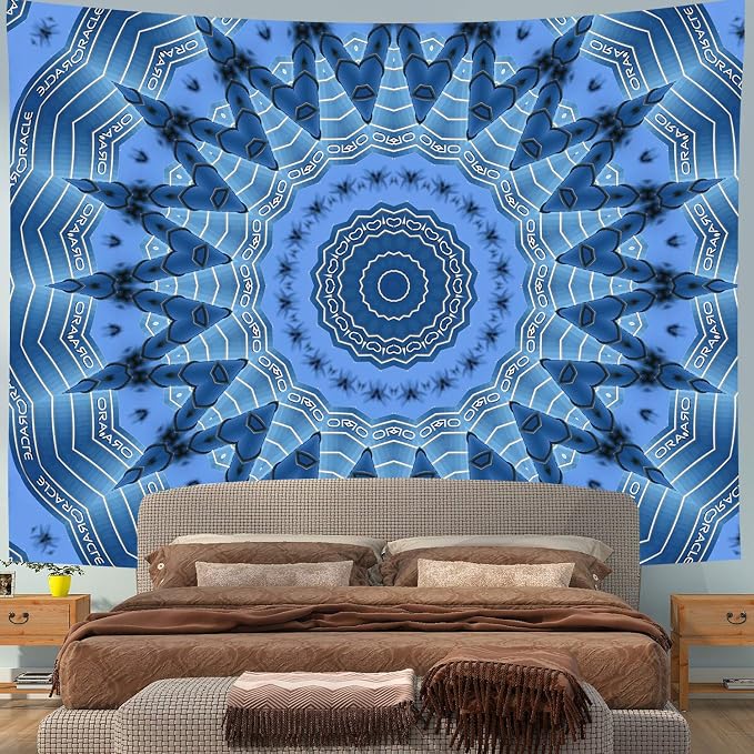 JOOCAR Lotus Tapestry Bohemian Tattoo Style