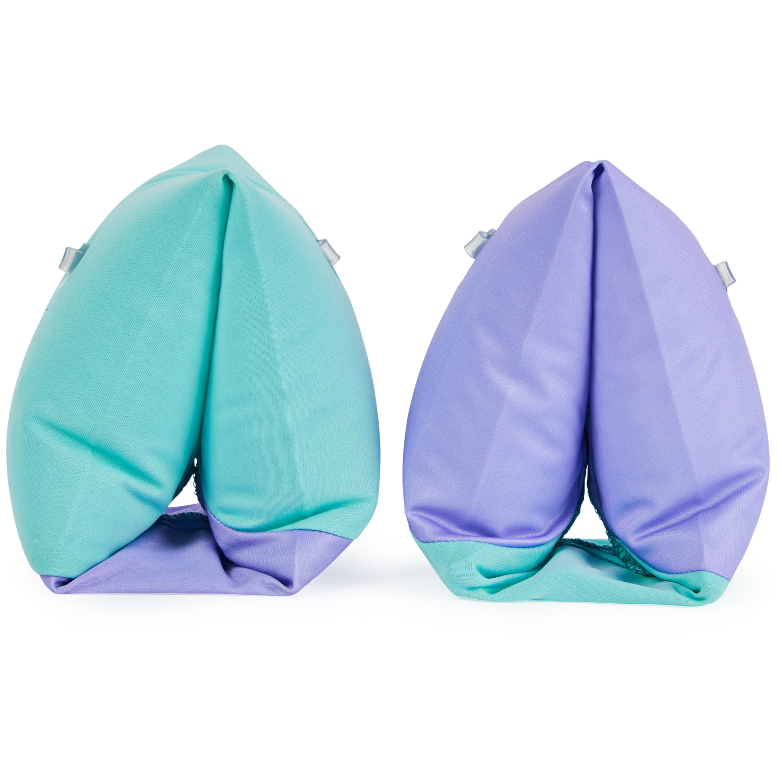 Swimways Soft Swimmies Toddler Floaties, Learn-to-Swim Inflatable Pool Floats & Arm Floaties, Swimming Pool Accessories for Kids Aged 3-5, Purple