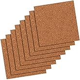 Quartet Cork Tiles, Bulletin Board Cork Panels 12" x 12" x 3/16", Natural, 8 Pack (108)