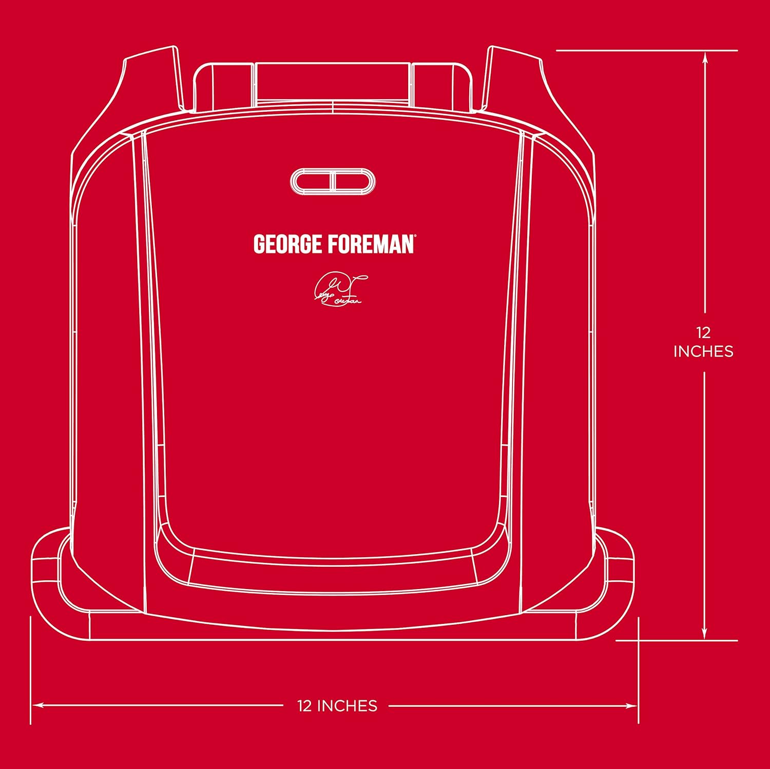 George Foreman 4-Serving Removable Plate Grill and Panini Press, Black, GRP1060B: Kitchen & Dining