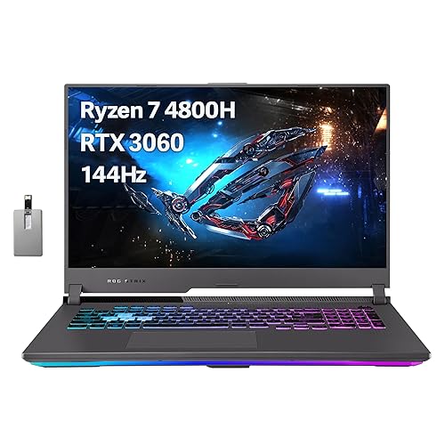 ASUS ROG Strix G17 FHD 144Hz Gaming Laptop, AMD Ryzen
