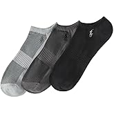 POLO RALPH LAUREN Men's Athletic Performance Tech Low Cut Socks (3-Pack)