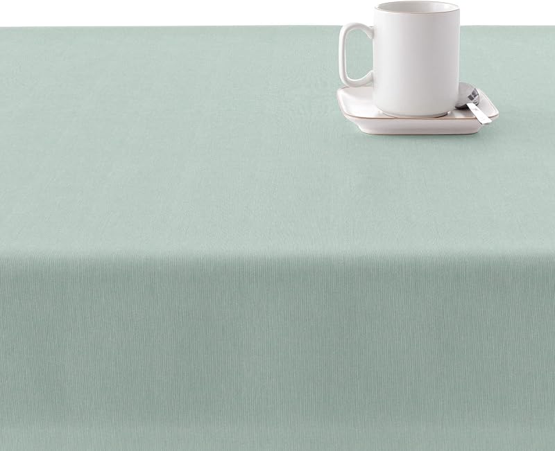 Belum Tischdecke, schmutzabweisend, Größe 100 x 140 cm, extraweich, Mintfarben, 100, 65% Bio-Baumwolle, 35% Polyester, Modell Rhodos 2816 — Foto 2 von 4