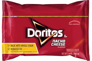 Doritos Top N Go Nacho Tortilla Chips, Cheese Flavored, 1.4 Ounce (Pack of 21)