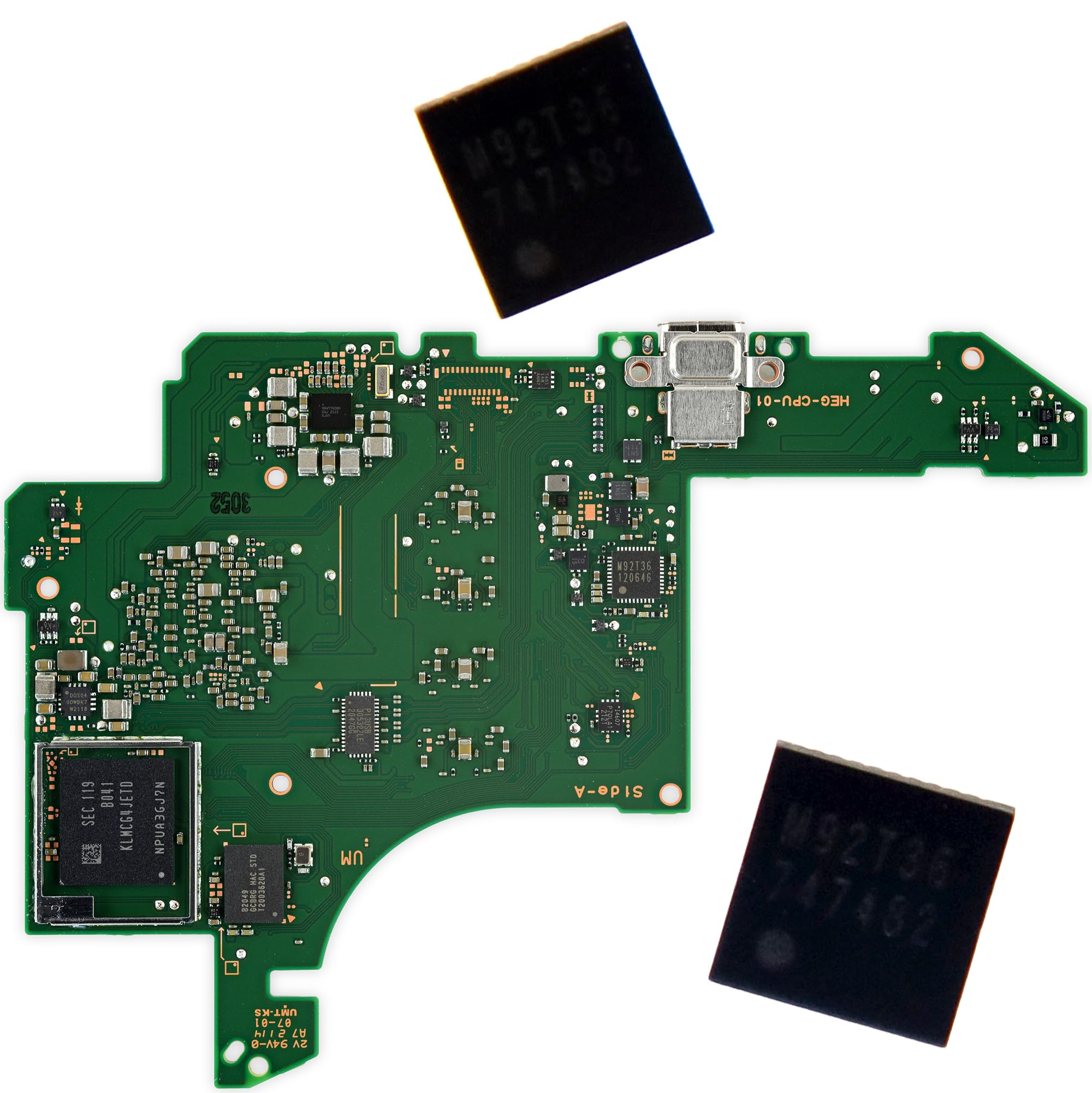 Deal4GO M92T36 Power Management USB-C Charging IC Chip Replacement for Nintendo Switch OLED & Switch Lite mainboard, Black