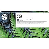 HP 766 High-Yield Matte Black Ink Cartridge, 1XB12A