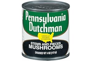 SAIBERTAN Pennsylvania Dutchman Stems and Pieces Can, Mushrooms, 4 oz