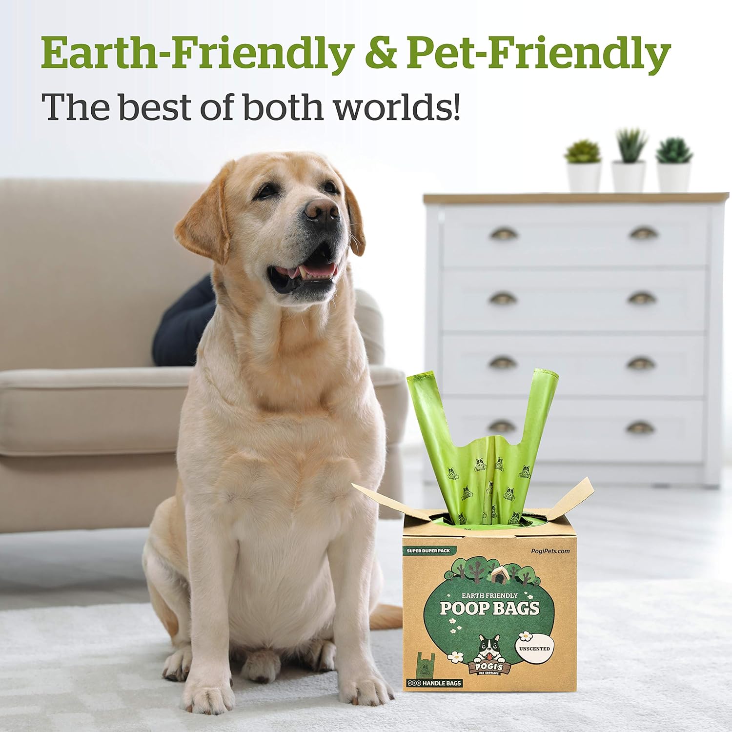 Pogi’s Dog Poo Bags with Handles - Extra Thick, Leak-Proof, Large, Unscented, 900-Count, 1 count (Pack of 900) - Image 3