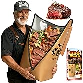 BBQ Blanket for Resting Meat Extra Large, 25in BBQ Meat Resting Blanket for Smoking, Grilling Meat Insulated Resting Bag with Wide Mouth for Large Brisket/Turkey