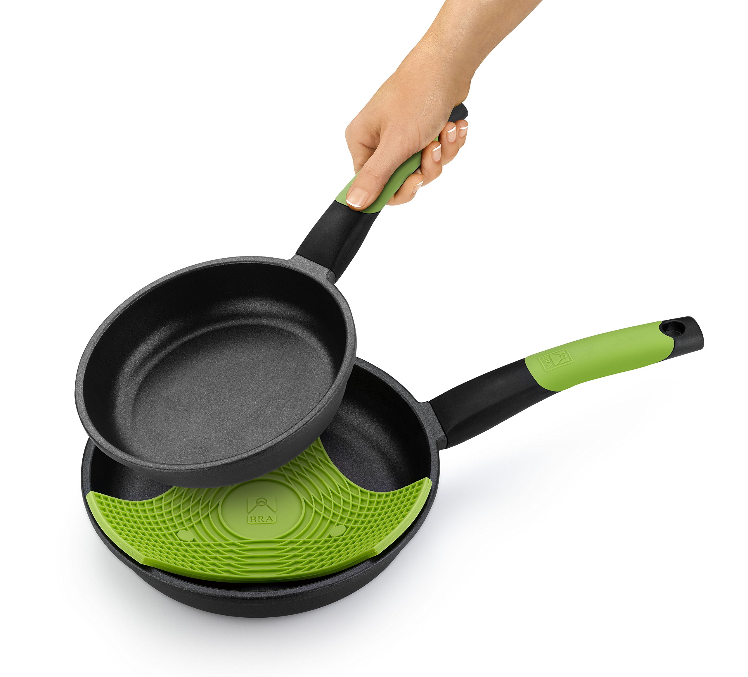 Braisogona PRIOR Set of 2 Cast Alumunium Non-Stick Frying Pans, 20 and 24 cm