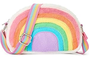 cotmcor Toddler Purse Christmas Gifts for Kids: 2 3 4 5 6 7 8 Year Old Girl Birthday Gift, Little Cute Rainbow Crossbody Bag