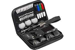 HIRQUITICKE Golf Gift Sets for Men & Women with Accessories Set & Case, Balls, Rangefinder, Tees, Brush, Multifunctional Divot Knife, Scorer, Ball Clamp